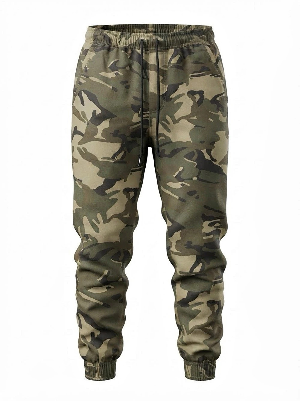 Forever 21 Camo Cargo Pants in Green Size Small Like New